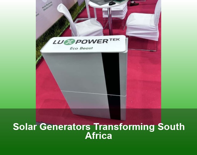 Solar Generators Transforming South Africa